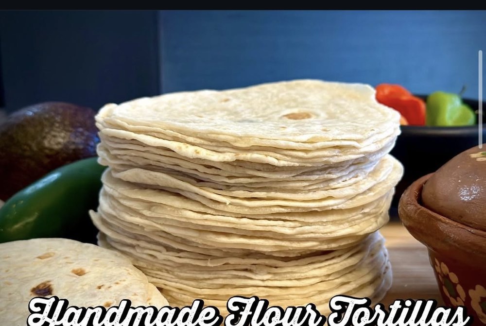 Carmelita's handmade flour tortillas, five-star reviewed