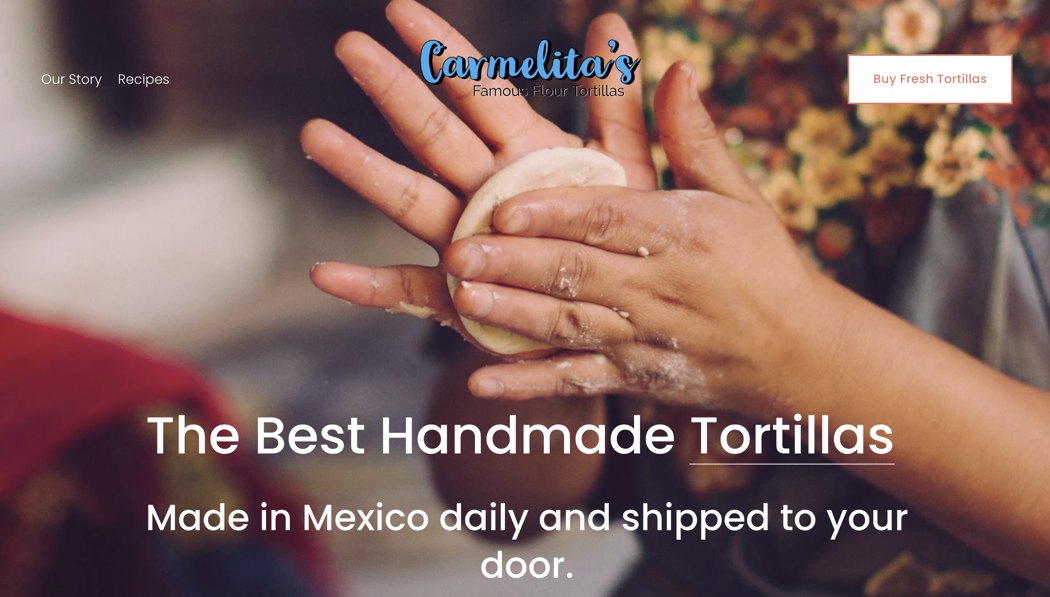 Carmelita's online store — The Best Handmade Tortillas