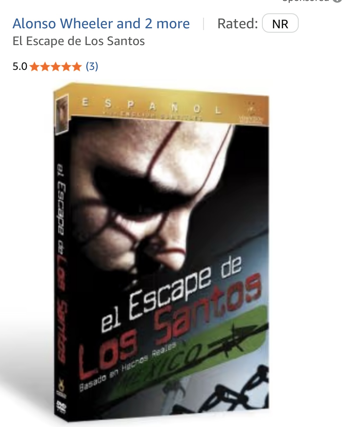 El Escape de los Santos DVD on Amazon — rated 5 stars