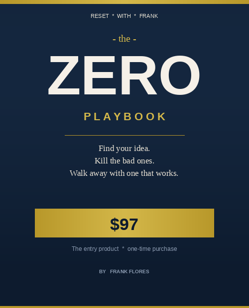 The Zero Playbook